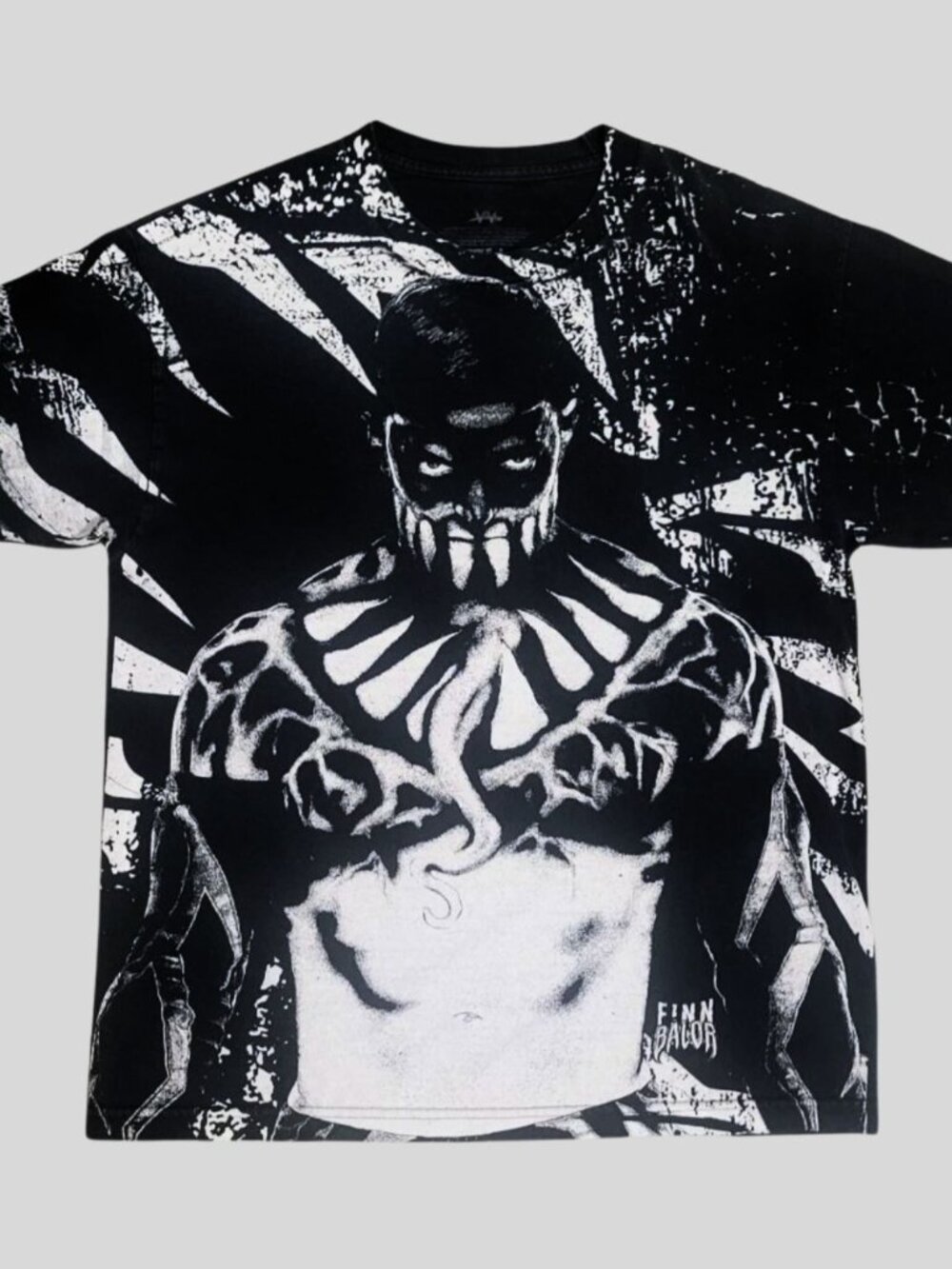 Finn Bálor Demon All Over Print T‑Shirt 2016 WWE Size Large 41 Chest